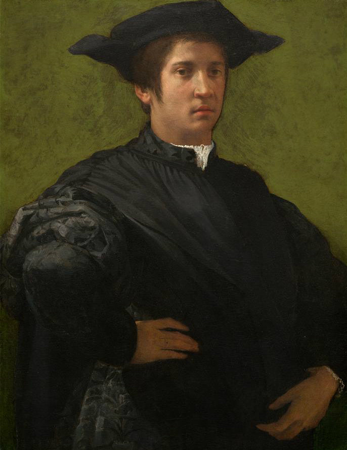 Porträtt av man - Rosso Fiorentino