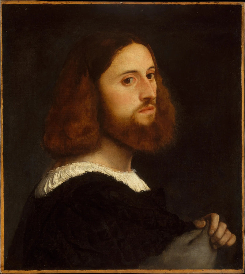Porträtt av man - Titian