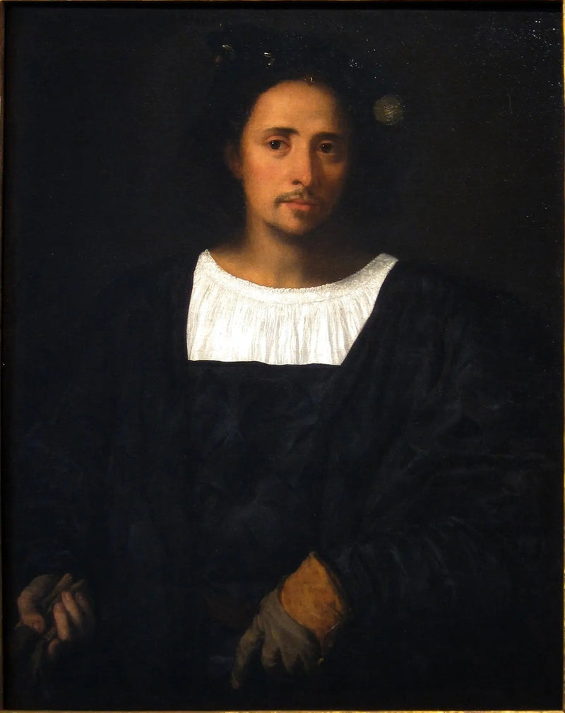 Porträtt av man - Titian