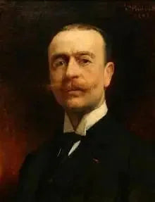 Porträtt av Hugues Krafft - Léon Bonnat