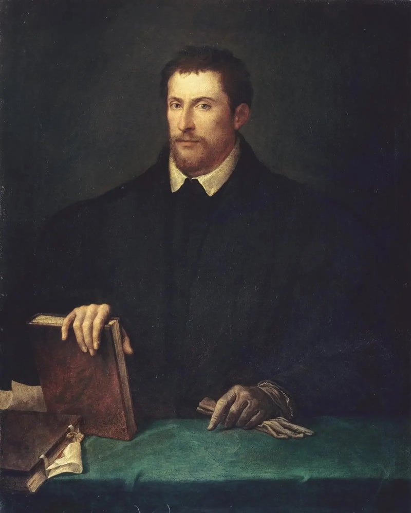 Porträtt av Ippolito Riminaldi - Titian