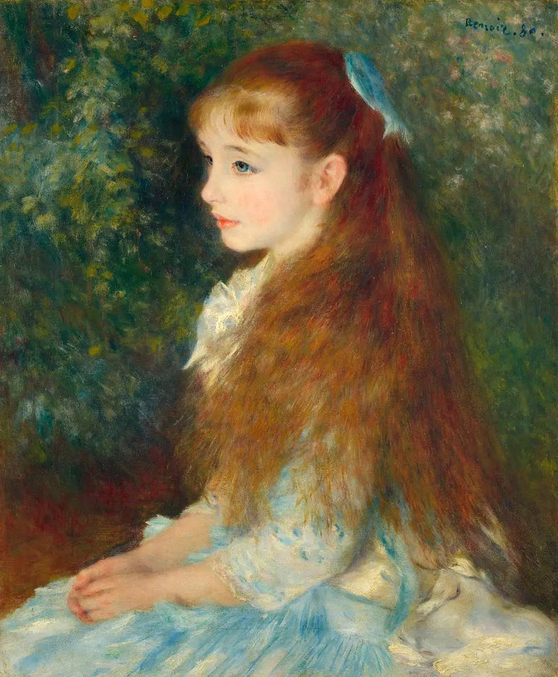 Porträtt av Irène Cahen d'Anvers - Pierre-Auguste Renoir