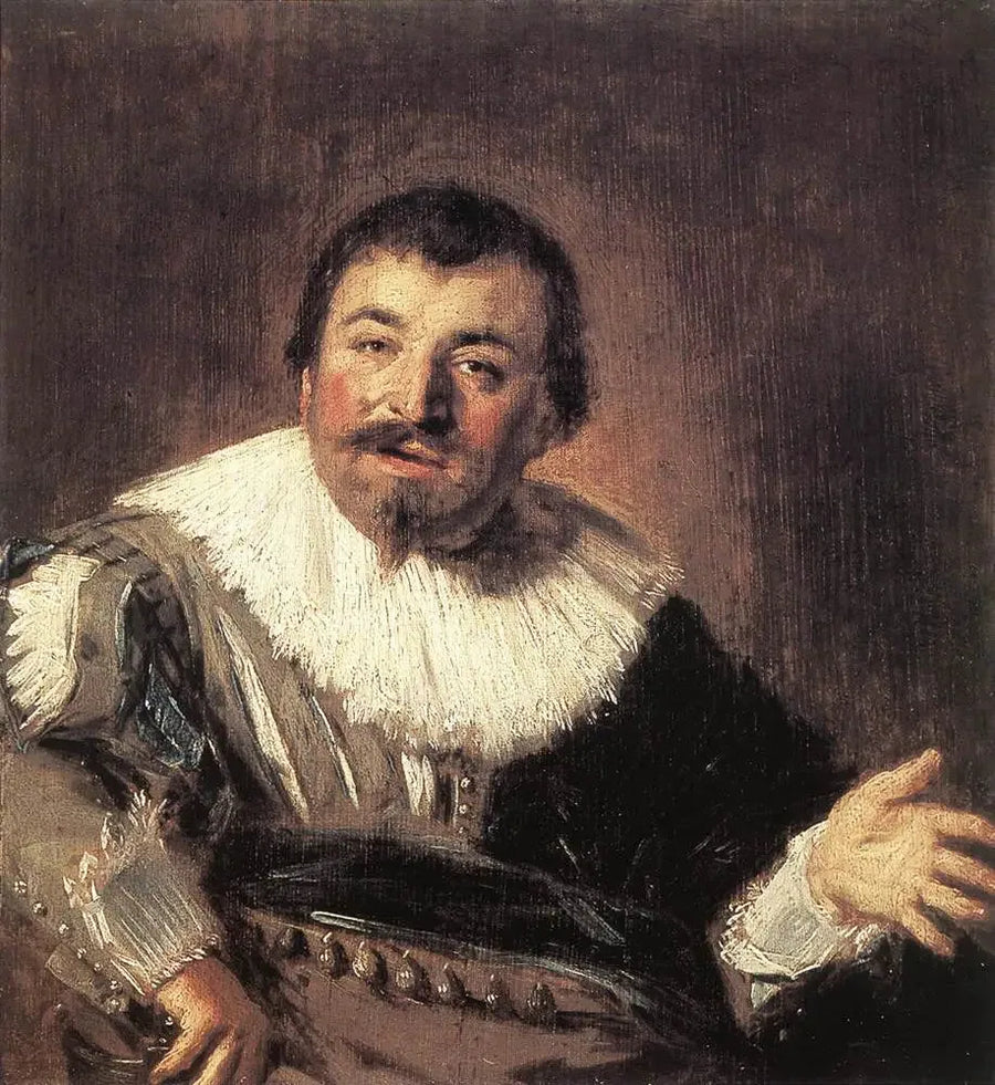 Porträtt av Isaac Massa - Frans Hals