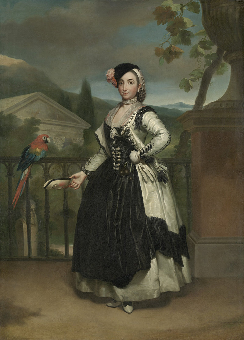Porträtt av Isabel Parreño y Arce, Marquesa de Llano - Anton Raphael Mengs