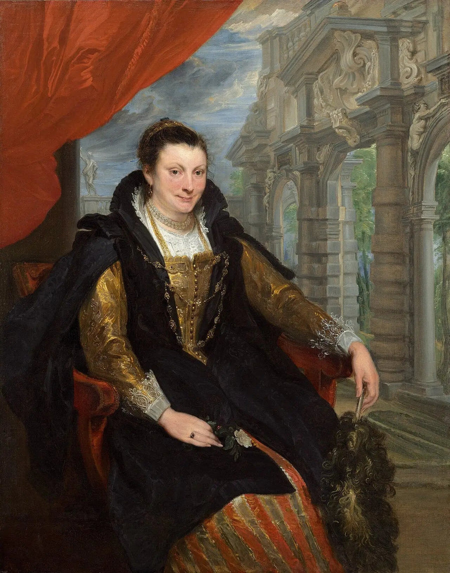 Isabella Brants porträtt - Antoine van Dyck