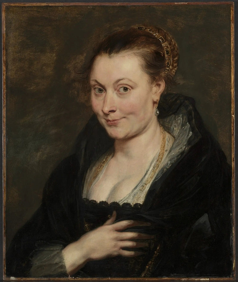 Porträtt av Isabella Brant - Peter Paul Rubens