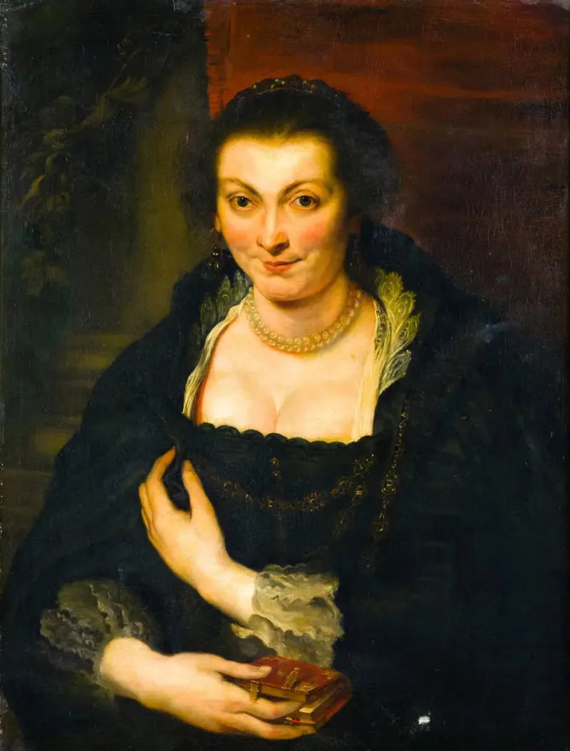 Porträtt av Isabella Brant - Peter Paul Rubens