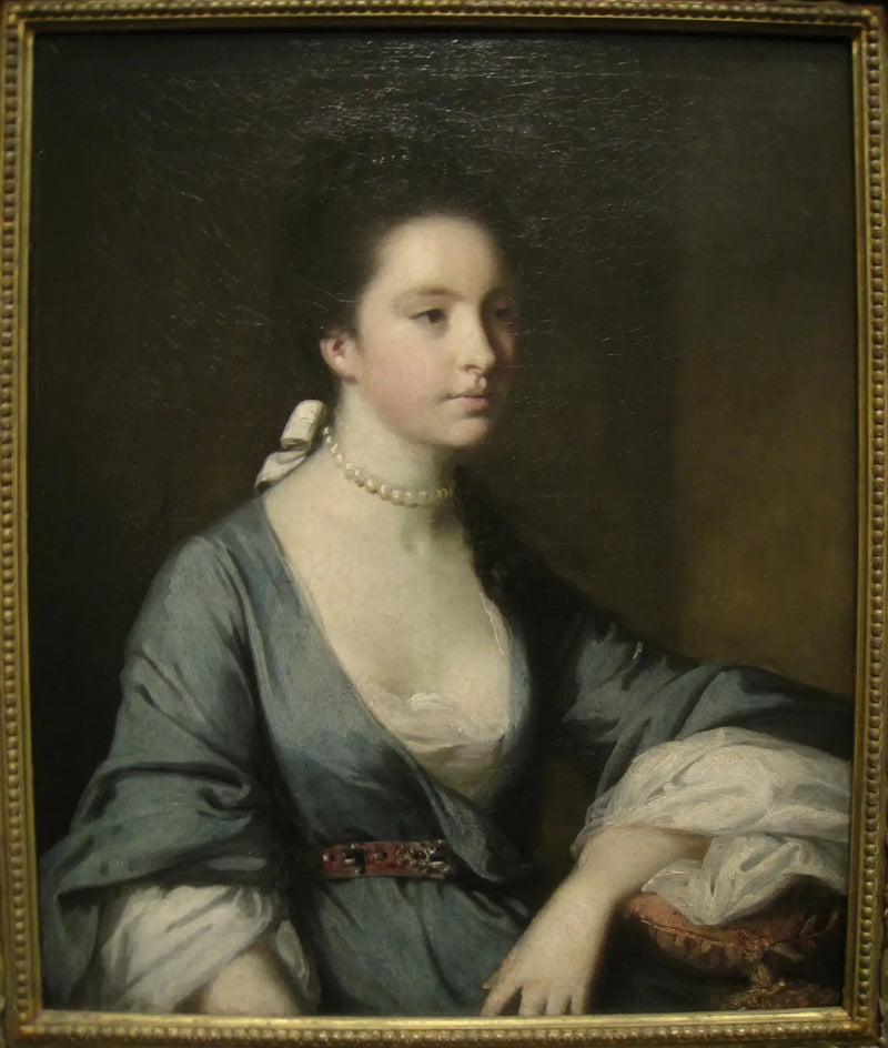 Porträtt av Isabella Carr, framtida grevinna av Erroll - Joshua Reynolds