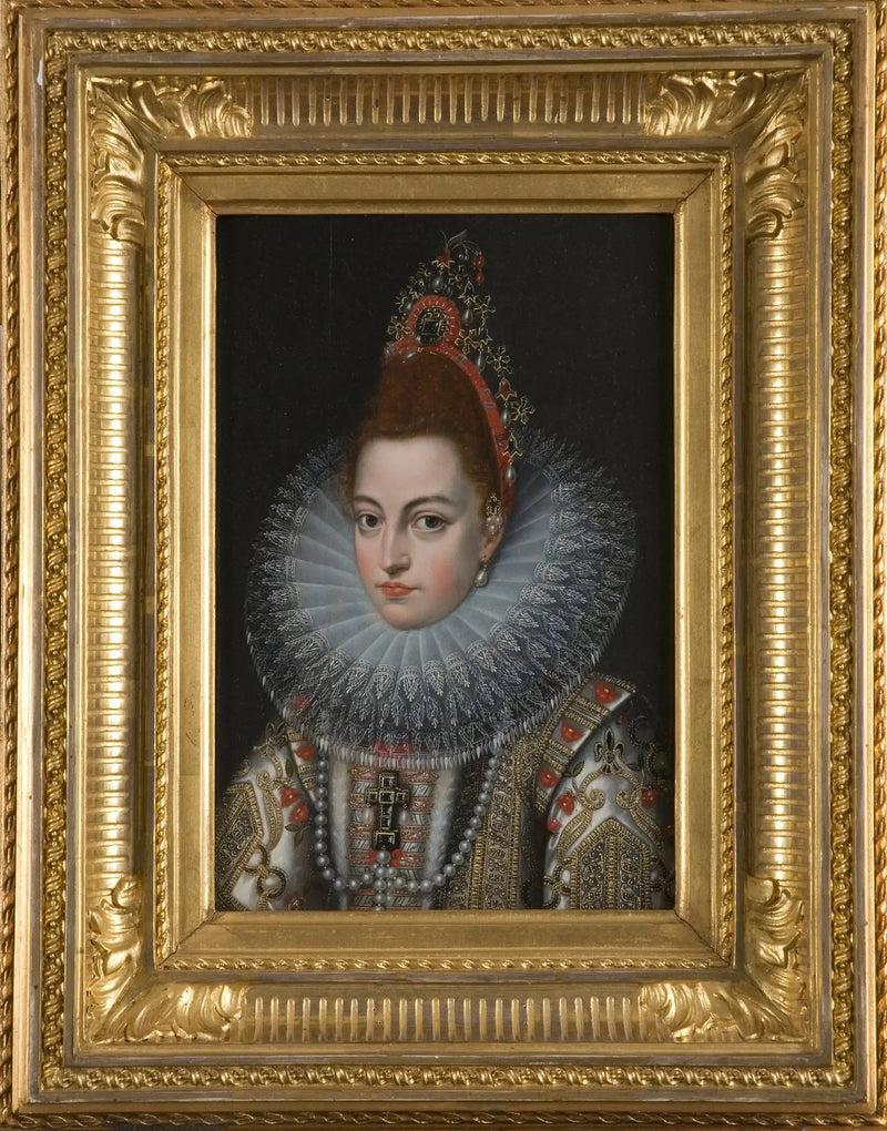 Porträtt av Isabella Klara Eugenia, 1566-1633 - Frans Pourbus den yngre