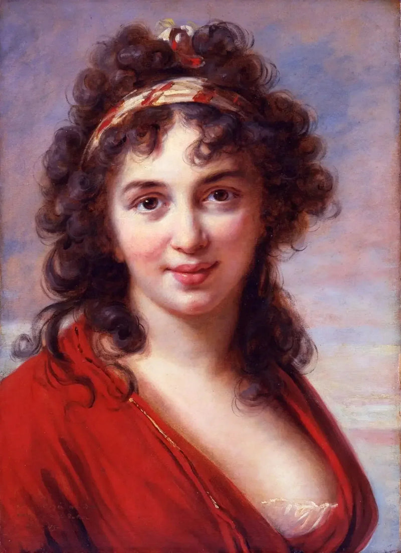 Porträtt av Isabella Teotochi Albrizzi - Élisabeth Vigée Le Brun