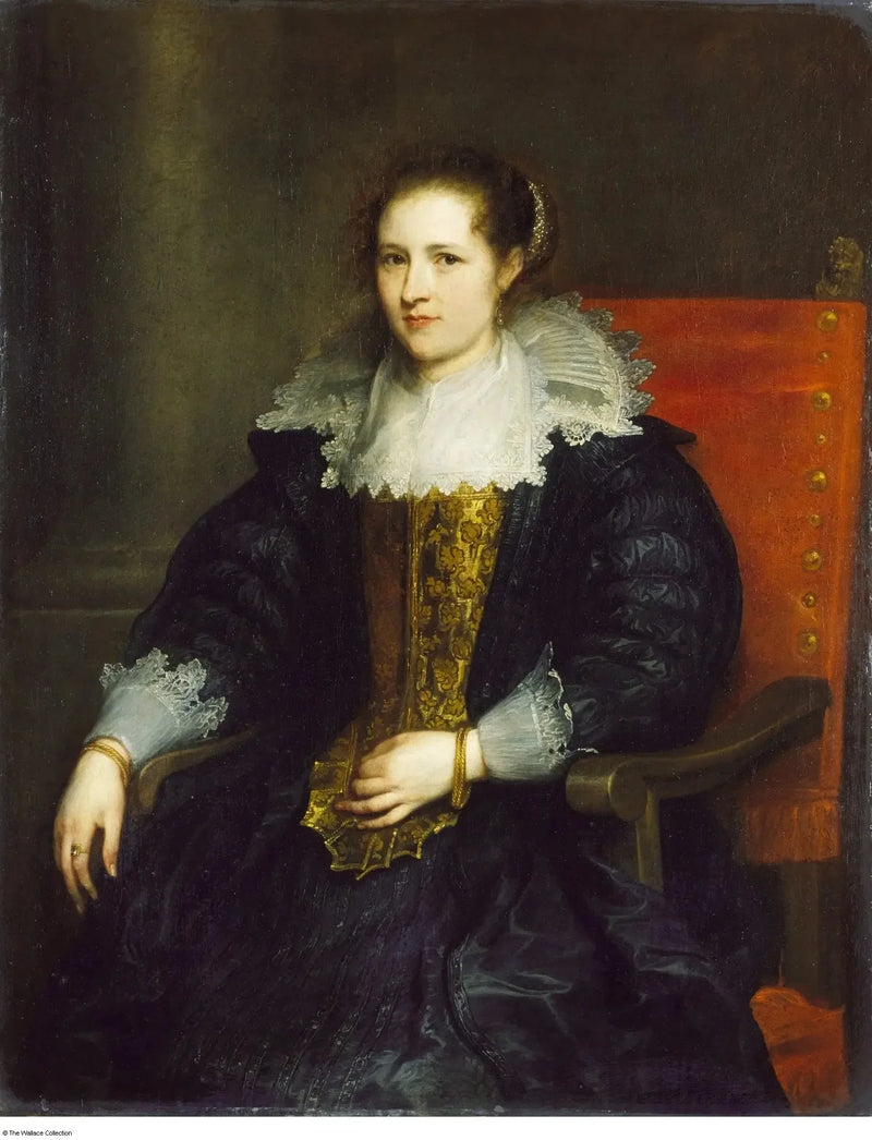 Porträtt av Isabella Waerbeke - Antoine van Dyck