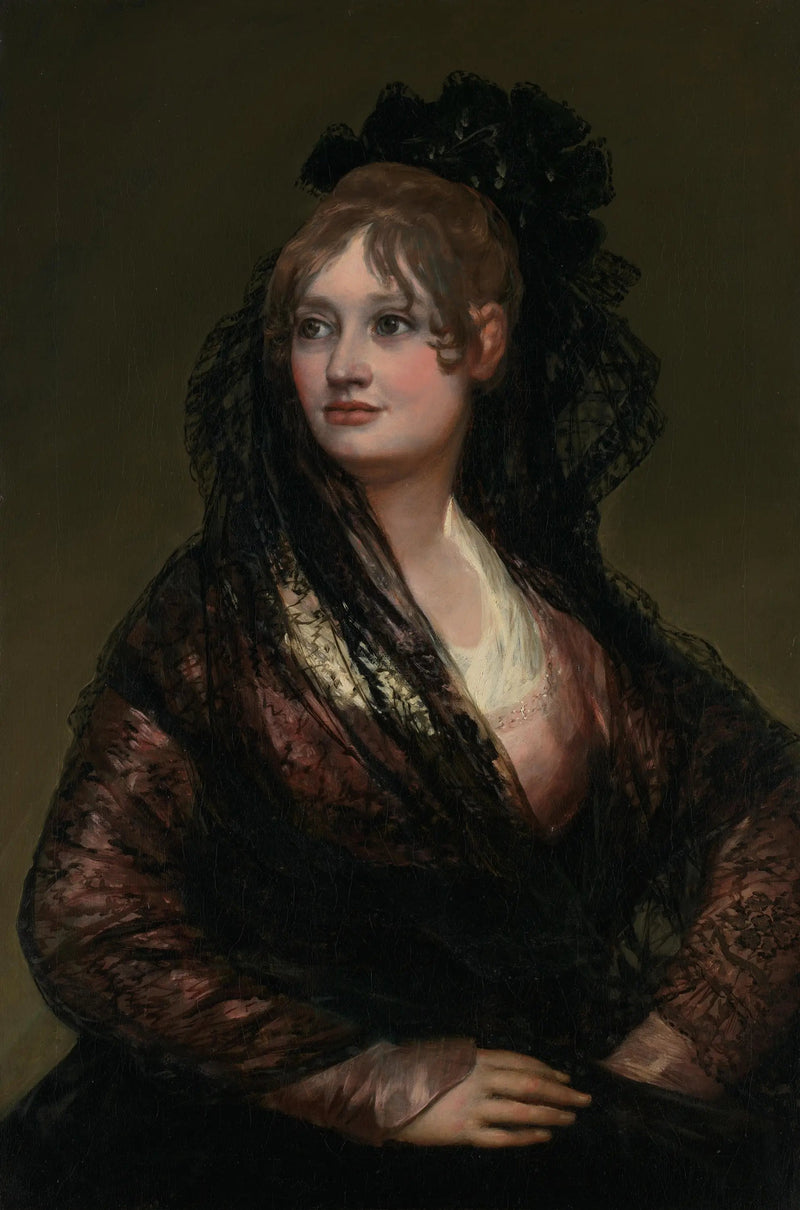 Porträtt av Isabelle Porcel - Francisco de Goya