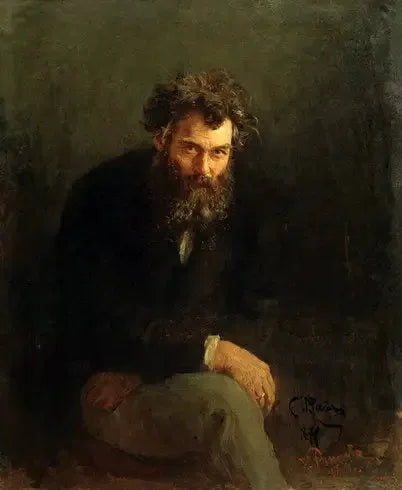 Porträtt av Ivan Chichkine - Ilya Repin