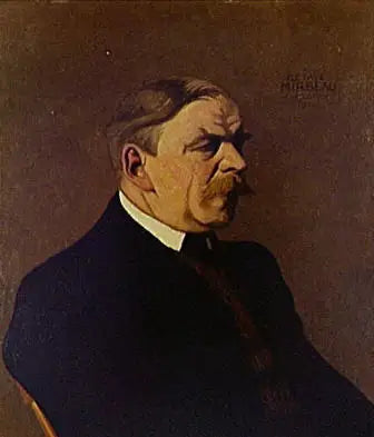 Porträtt av Octave Mirbeau - Félix Vallotton