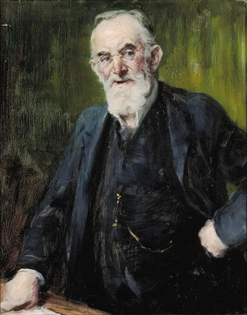 Porträtt av Octavius Hansen. - Peder Severin Krøyer