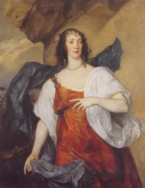 Porträtt av Olivia Boteler, hustru till Endymion Porter - Antoine van Dyck