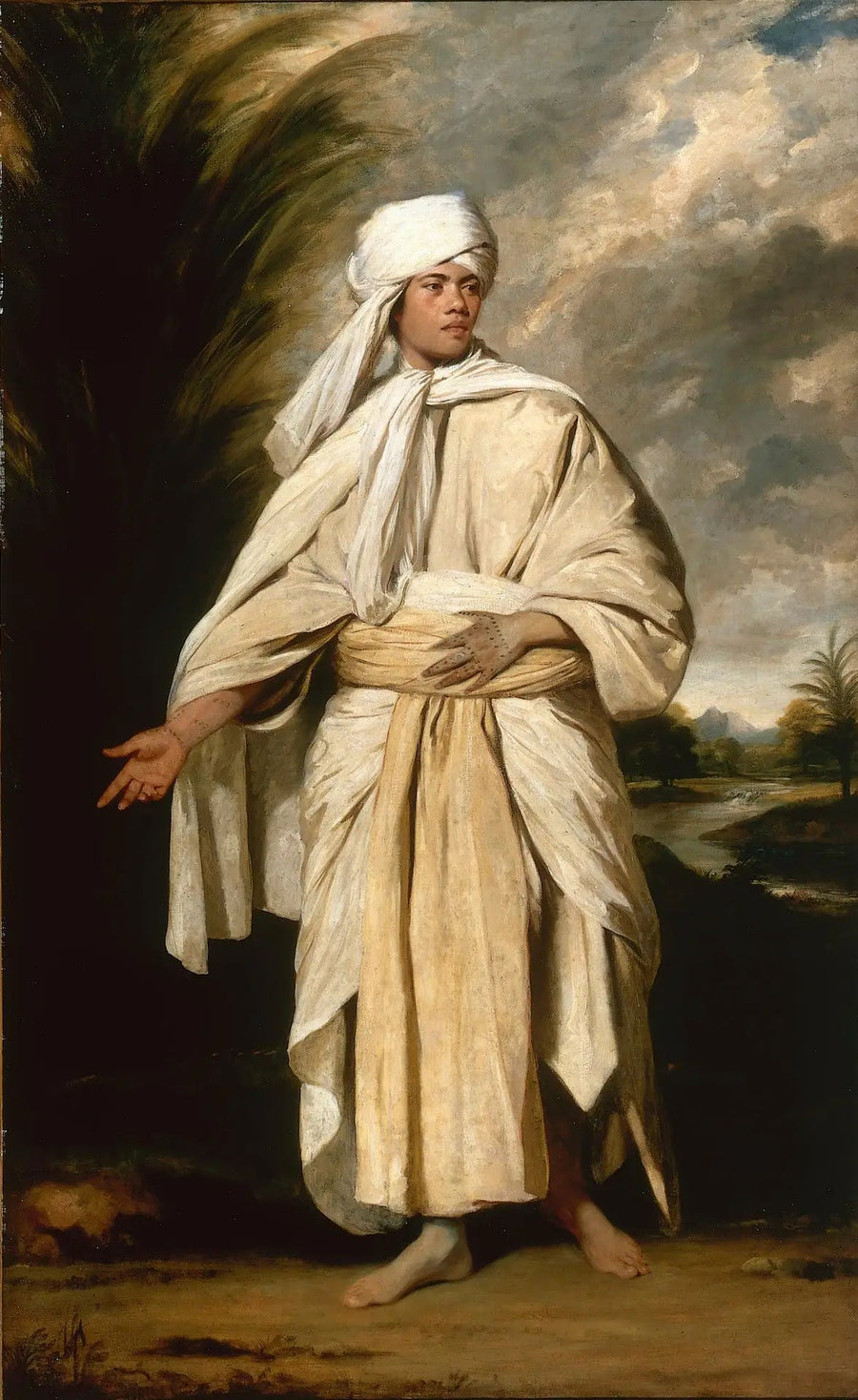 Omai-porträtt - Joshua Reynolds