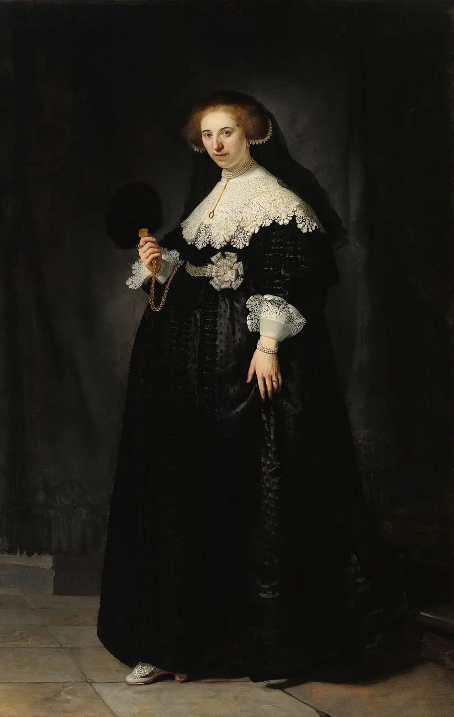 Porträtt av Oopjen Coppit - Rembrandt