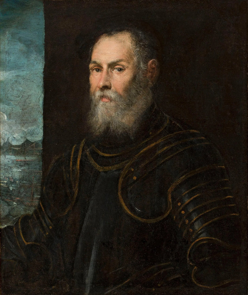 Venetiansk amiralporträtt. - Jacopo Tintoretto