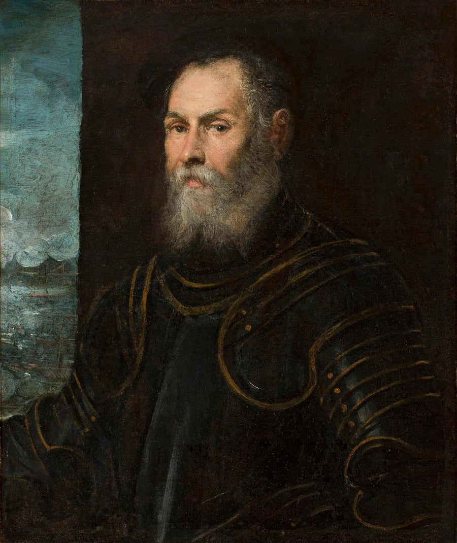 Venetiansk amiralporträtt. - Jacopo Tintoretto