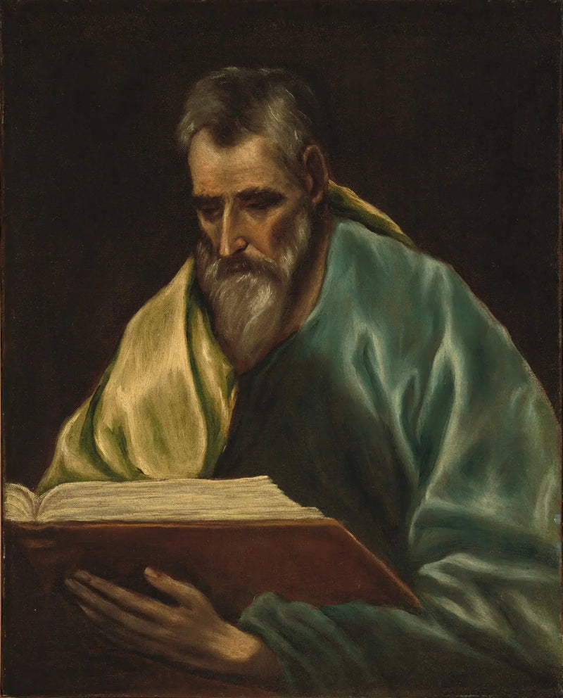 Porträtt av en apostel (Sankt Filippus) - El Greco