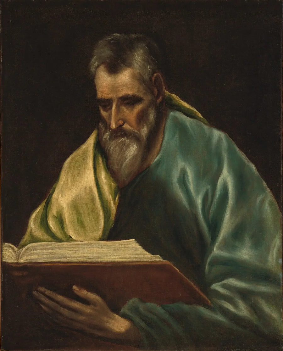 Porträtt av en apostel (Sankt Filippus) - El Greco