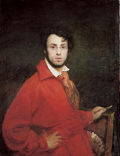 Porträtt av en konstnär - Ary Scheffer