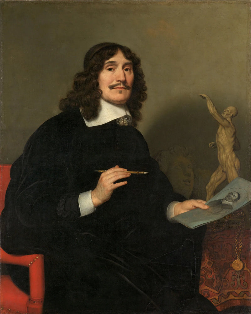 Porträtt av en konstnär - Gerrit van Honthorst