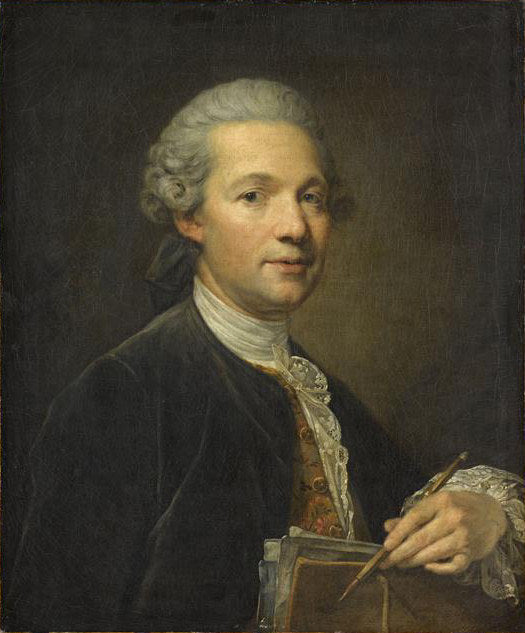 Porträtt av en konstnär - Jean-Baptiste Greuze