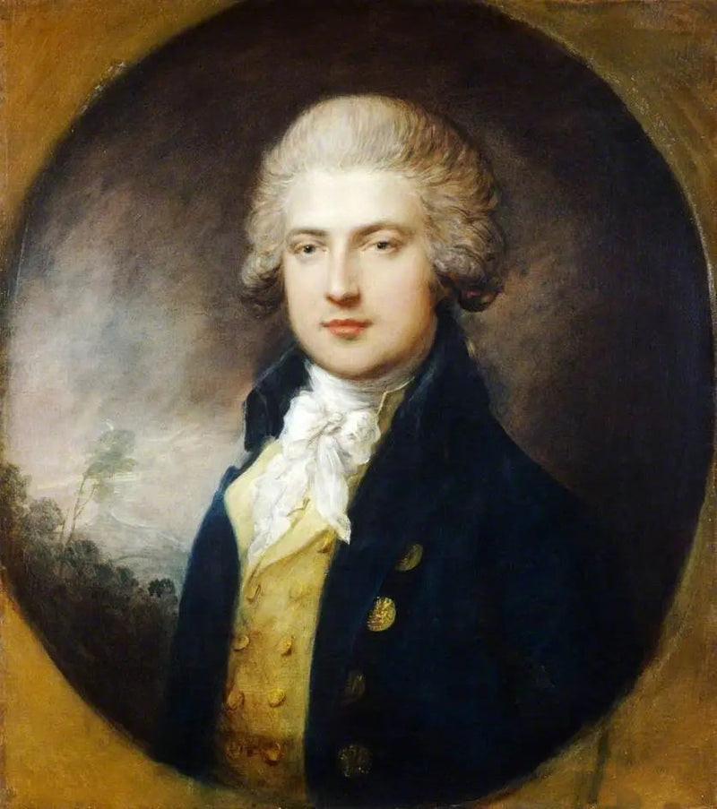 Porträtt av en okänd partner till prinsen av Wales - Thomas Gainsborough