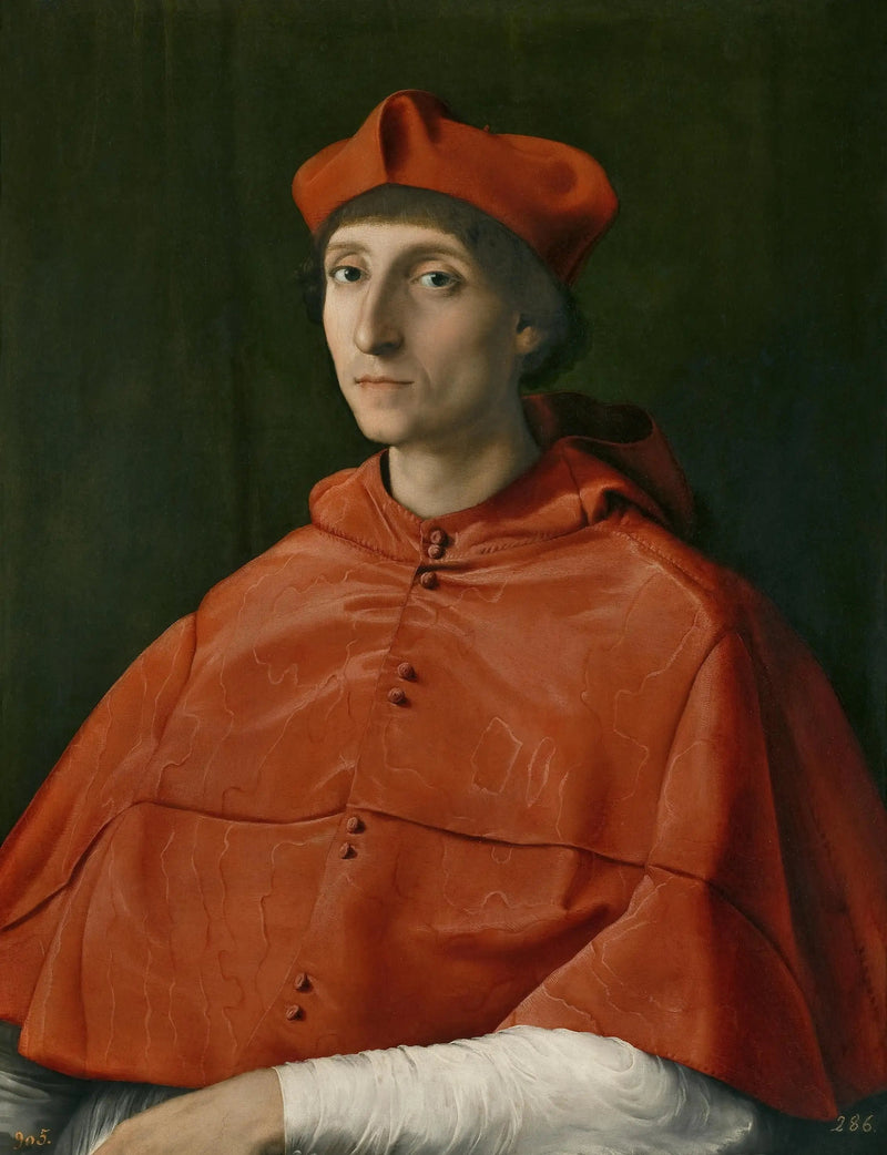 Porträtt av en kardinal - Raphael Sanzio