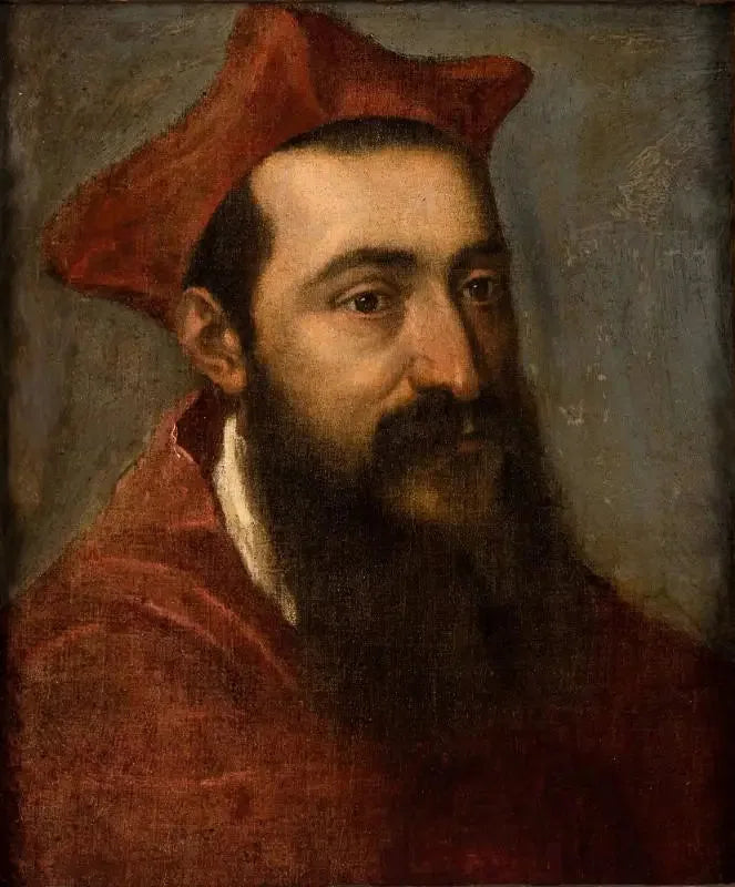 Porträtt av en kardinal - Titian