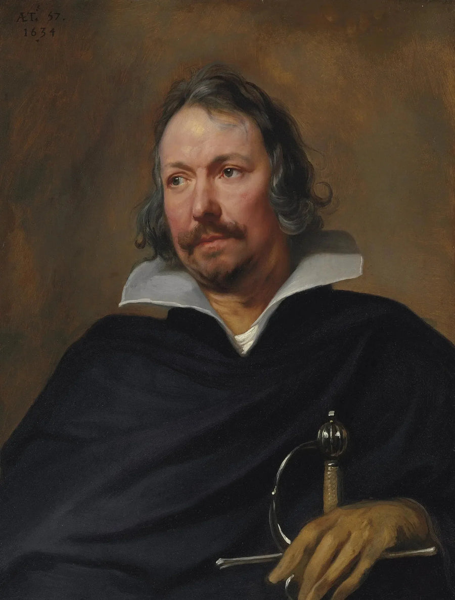 Porträtt av en ryttare - Antoine van Dyck