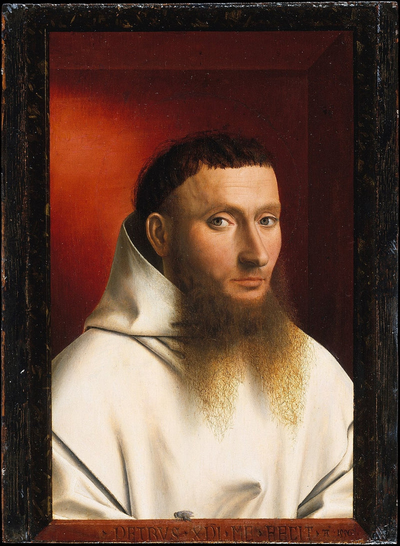 Porträtt av en Chartreux - Petrus Christus