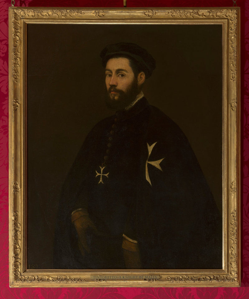 Porträtt av en riddare av Malta - Jacopo Tintoretto