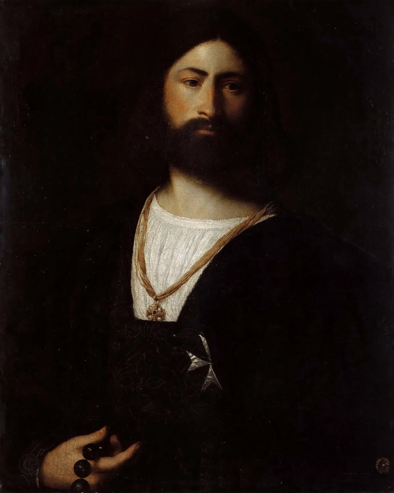 Porträtt av en maltesisk riddare - Titian