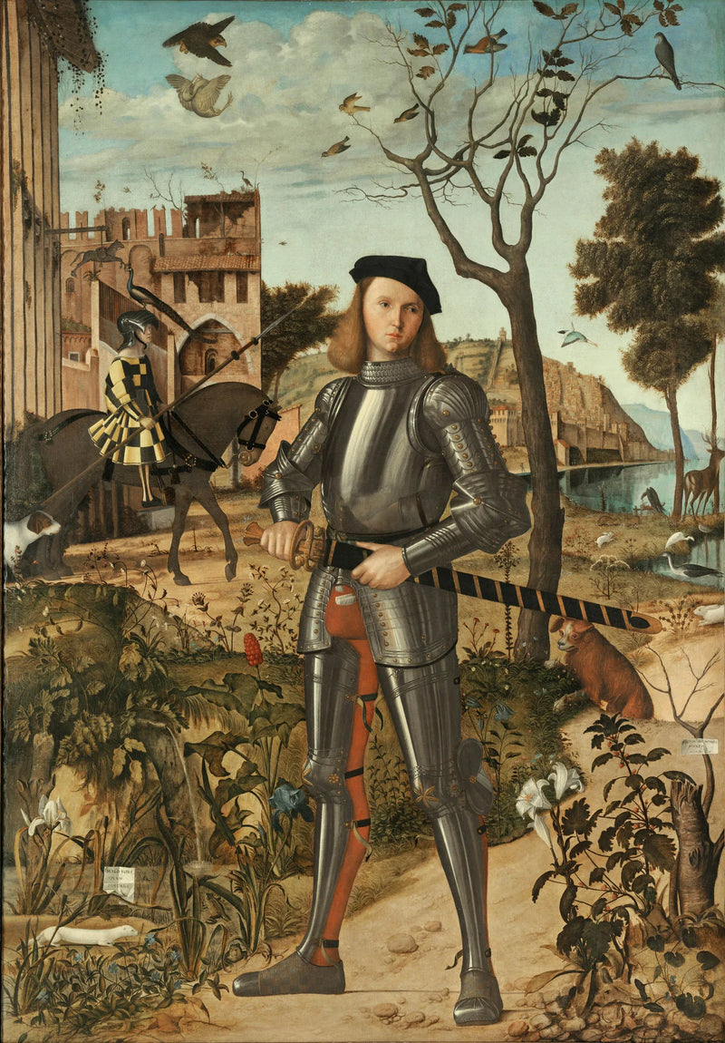 Porträtt av en riddare - Vittore Carpaccio