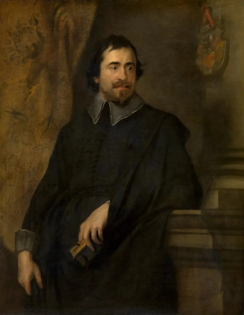 Porträtt av en skrivare - Antoine van Dyck