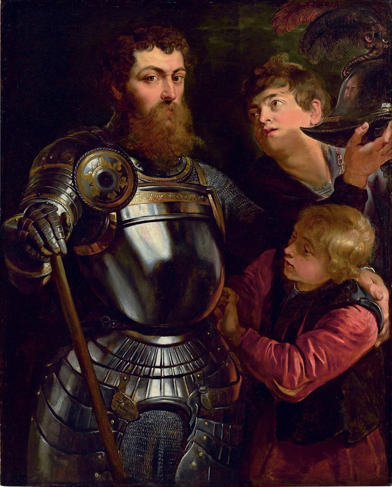 Porträtt av en befälhavare - Peter Paul Rubens