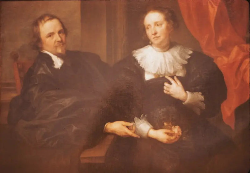Porträtt av ett par - Antoine van Dyck
