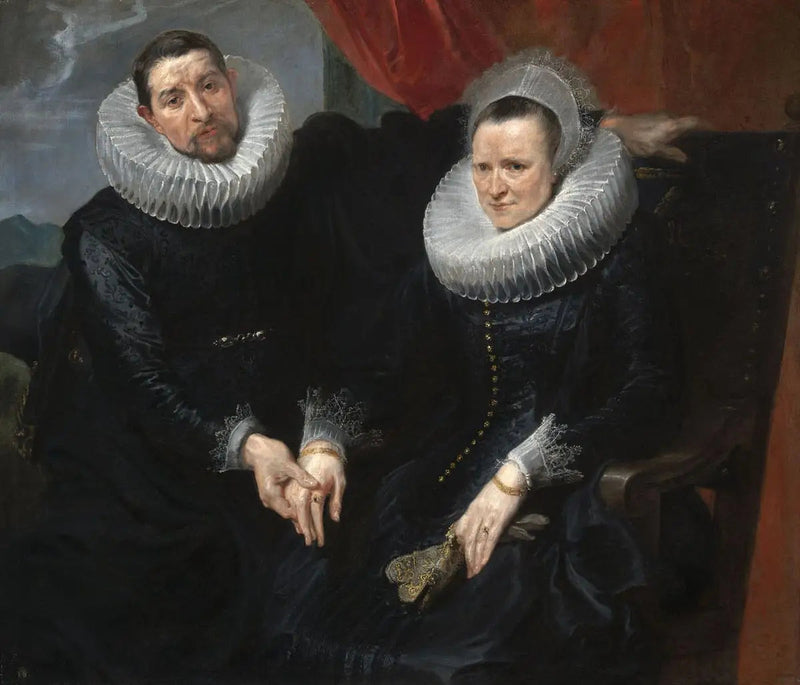 Porträtt av ett gift par - Antoine van Dyck
