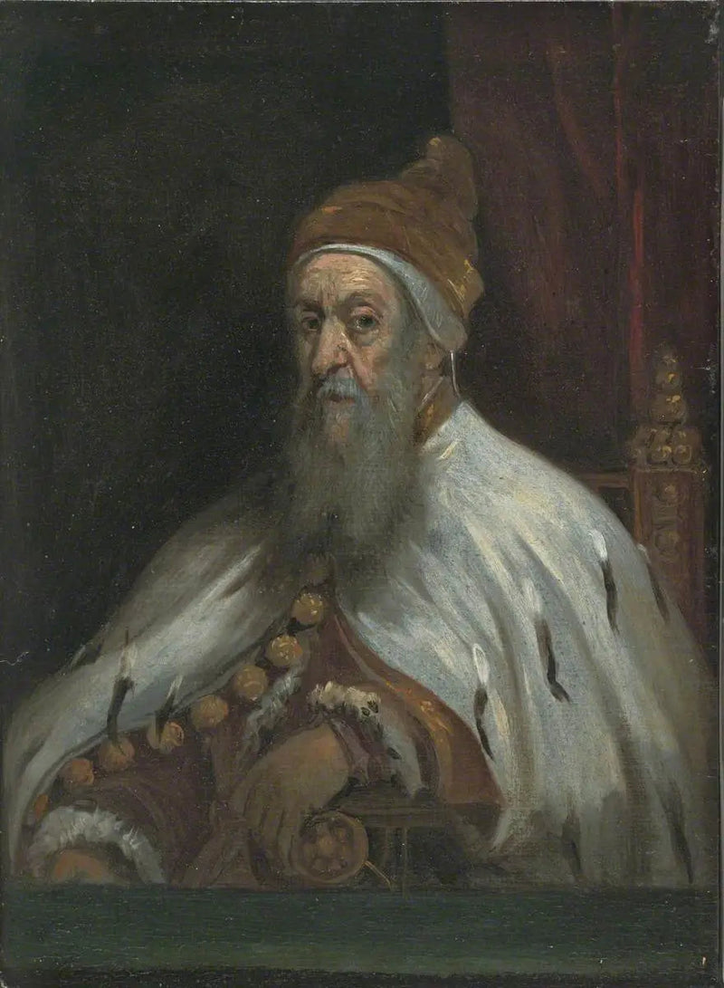 Doge-porträtt - David Teniers den yngre