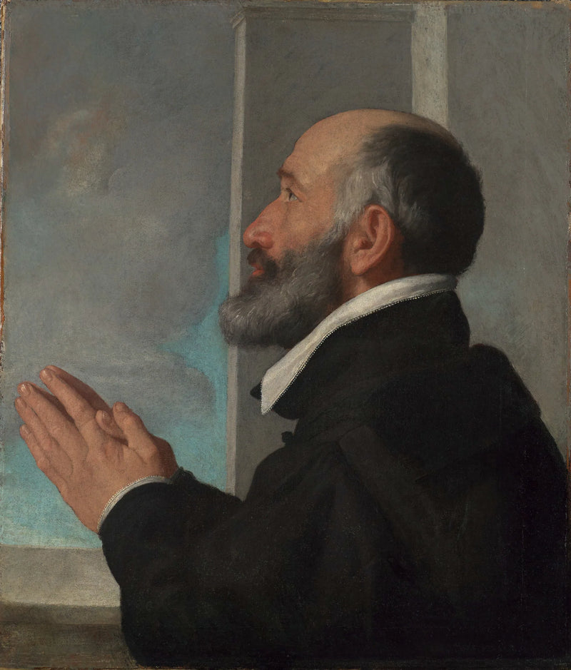 Porträtt av en donator - Giovanni Battista Moroni