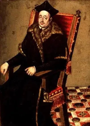 Porträtt av en kyrklig - El Greco