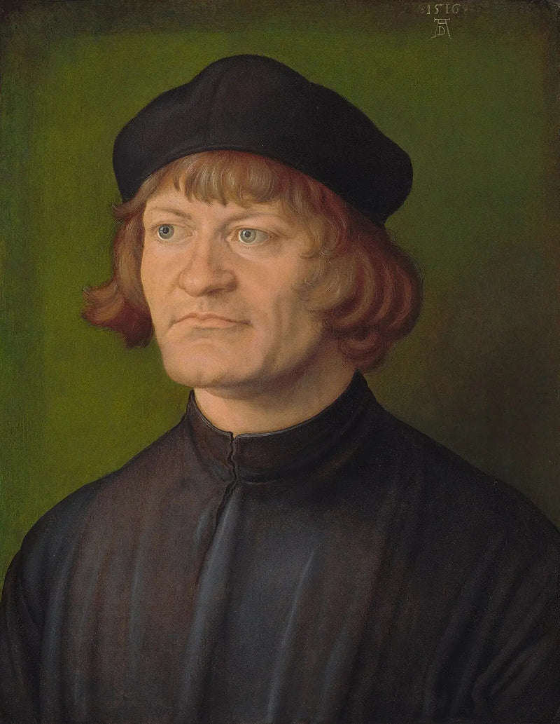 Porträtt av en kyrklig person (Johann Dorsch?) - Albrecht Dürer