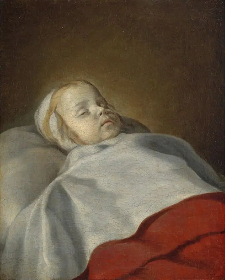 Porträtt av ett dött barn - Philippe de Champaigne