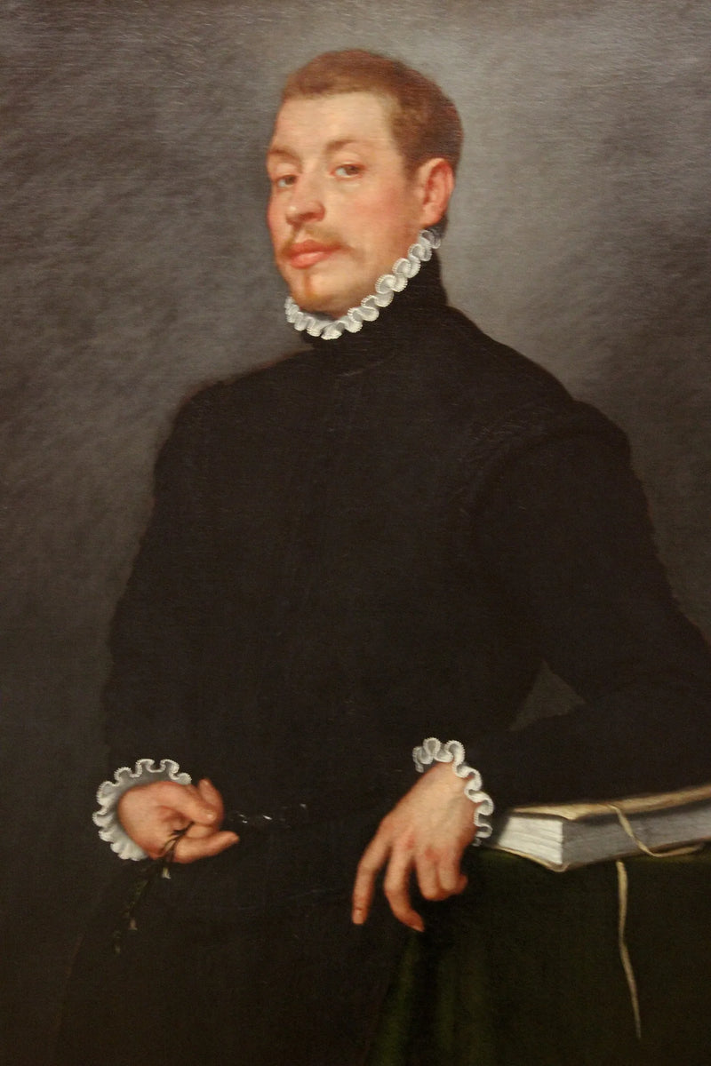 Porträtt av en lärd - Giovanni Battista Moroni