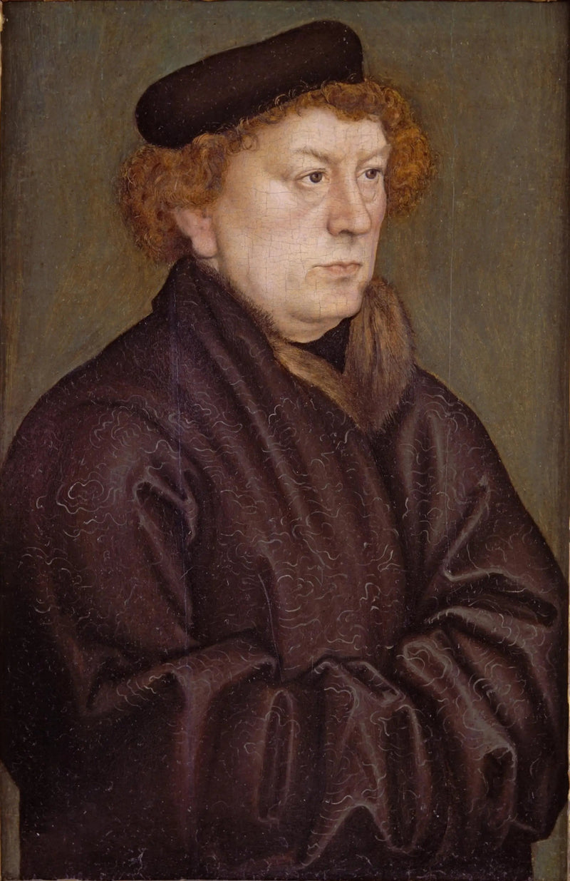 Porträtt av en lärd - Lucas Cranach den äldre