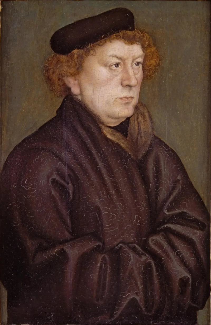 Porträtt av en lärd - Lucas Cranach den äldre