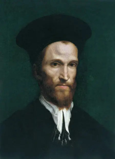 Porträtt av en student - Antonio da Correggio
